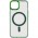 Чохол TPU Iris with MagSafe для Apple iPhone 12 Pro Max (6.7") Зелений
