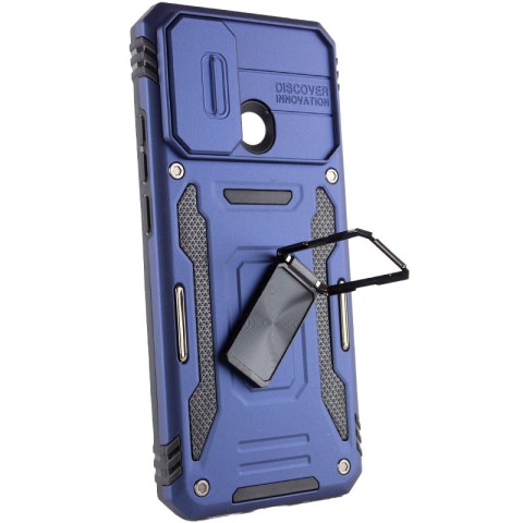 Ударостійкий чохол Camshield Army Ring для Xiaomi Redmi 10C Синій / Navy