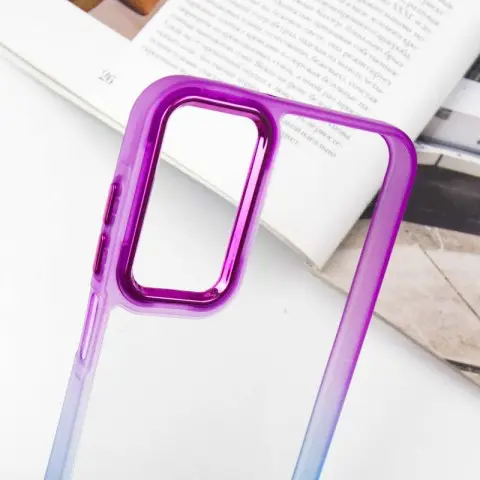 Чохол TPU+PC Fresh sip series для Samsung Galaxy A24 4G Синій / Фіолетовий