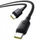 Дата кабель Baseus Silky Series OS Fast Charging Type-C to Type-C 100W (2m) (P10377704) Cluster Black Дата кабель Baseus Silky Series OS Fast Charging Type-C to Type-C 100W (2m) (P10377704) Cluster Black