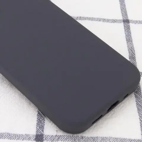 Чохол Silicone Case Full Protective (AA) NO LOGO для Apple iPhone 13 (6.1") Сірий / Dark Gray
