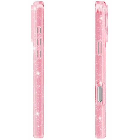 Чохол TPU Eclipse Sparkle (MagFit) для Apple iPhone 17 Pro Max (6.9") Pink