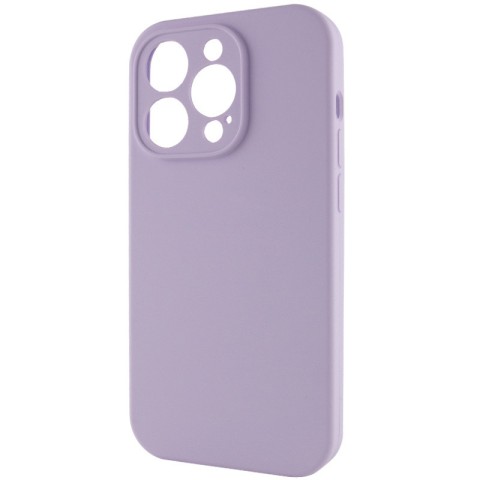 Чохол Silicone Case Full Camera Protective (AA) NO LOGO для Apple iPhone 14 Pro (6.1") Бузковий / Lilac