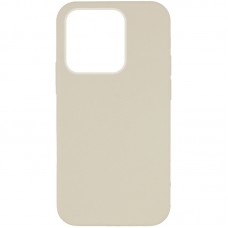 Чохол Silicone Case Full Protective (AA) NO LOGO для Apple iPhone 15 Pro Max (6.7") Бежевий / Antigue White