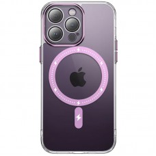 Чохол TPU+PC Colorful with MagSafe для Apple iPhone 12 Pro (6.1") Pink