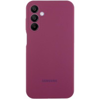 Чохол Silicone Cover Lakshmi Full Camera (AAA) with Logo для Samsung Galaxy A15 4G/5G / M15 5G Бордовий / Plum