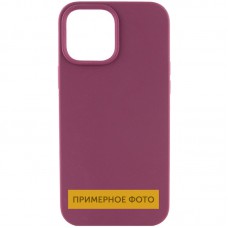 Чохол Silicone Case Full Protective (AA) NO LOGO для Apple iPhone 16 (6.1") Бордовий / Plum