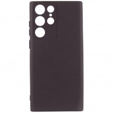 Чохол Silicone Cover Lakshmi Full Camera (AA) для Samsung Galaxy S24 Ultra Шоколадный / Chocolate