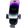 Автодержатель с БЗУ Baseus LightChaser Wireless Charging Electric Car Mount 15W (C40355900121-00)