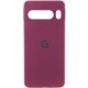 Чохол Silicone Cover Lakshmi Full Camera (AAA) with Logo для Google Pixel 8 Pro Бордовий / Plum