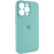 Чохол Silicone Case Full Camera Protective (AA) для Apple iPhone 15 Pro (6.1") Бірюзовий / Marine Green