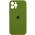 Чохол Silicone Case Full Camera Protective (AA) для Apple iPhone 12 Pro Max (6.7") Зелений / Dark Olive