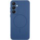 Чохол Silicone Cover Lakshmi Full Camera (AA) with MagFit для Samsung Galaxy S24 FE Синій / Navy blue