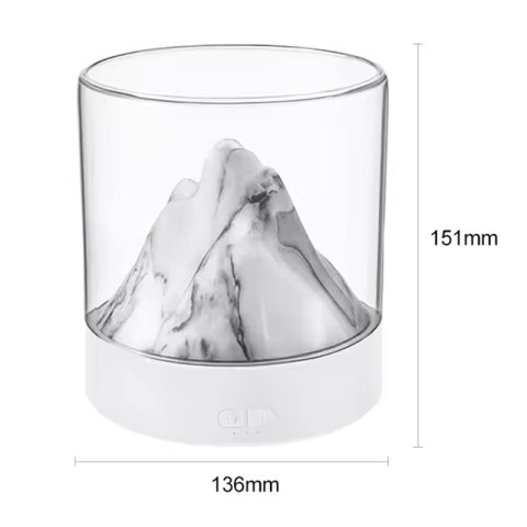 Зволожувач повітря з арома D5 Mountain gradient colour 300ml White