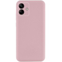 Чохол TPU GETMAN Liquid Silk Full Camera для Samsung Galaxy A06 Рожевий / Pink Sand