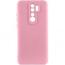 Чохол TPU GETMAN Liquid Silk Full Camera для Xiaomi Redmi Note 8 Pro Рожевий / Pink