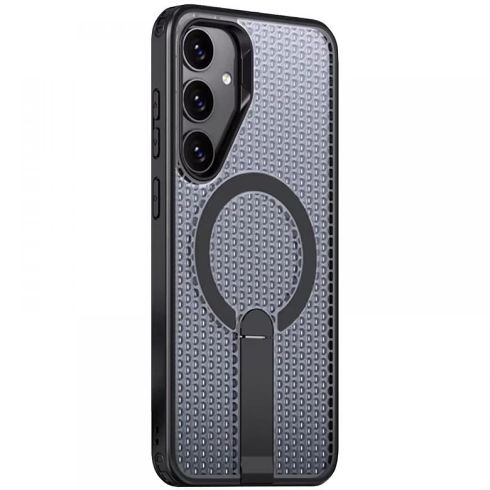 Чохол TPU Breeze with MagSafe stand для Samsung Galaxy S25+ / S24+ Black