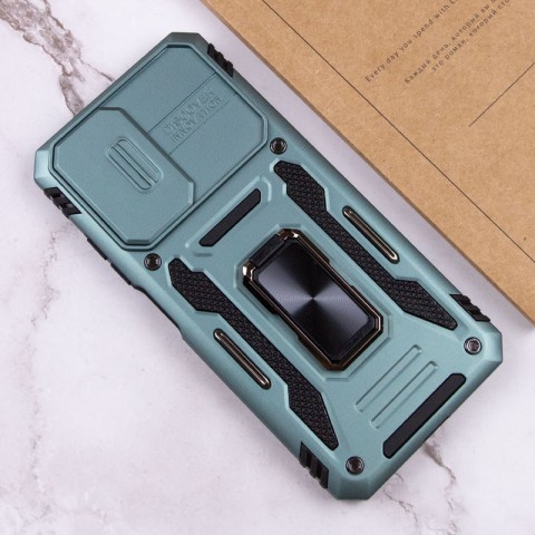Ударостійкий чохол Camshield Army Ring для Xiaomi Redmi Note 11 (Global) / Note 11S / Note 12S Зелений / Light Green