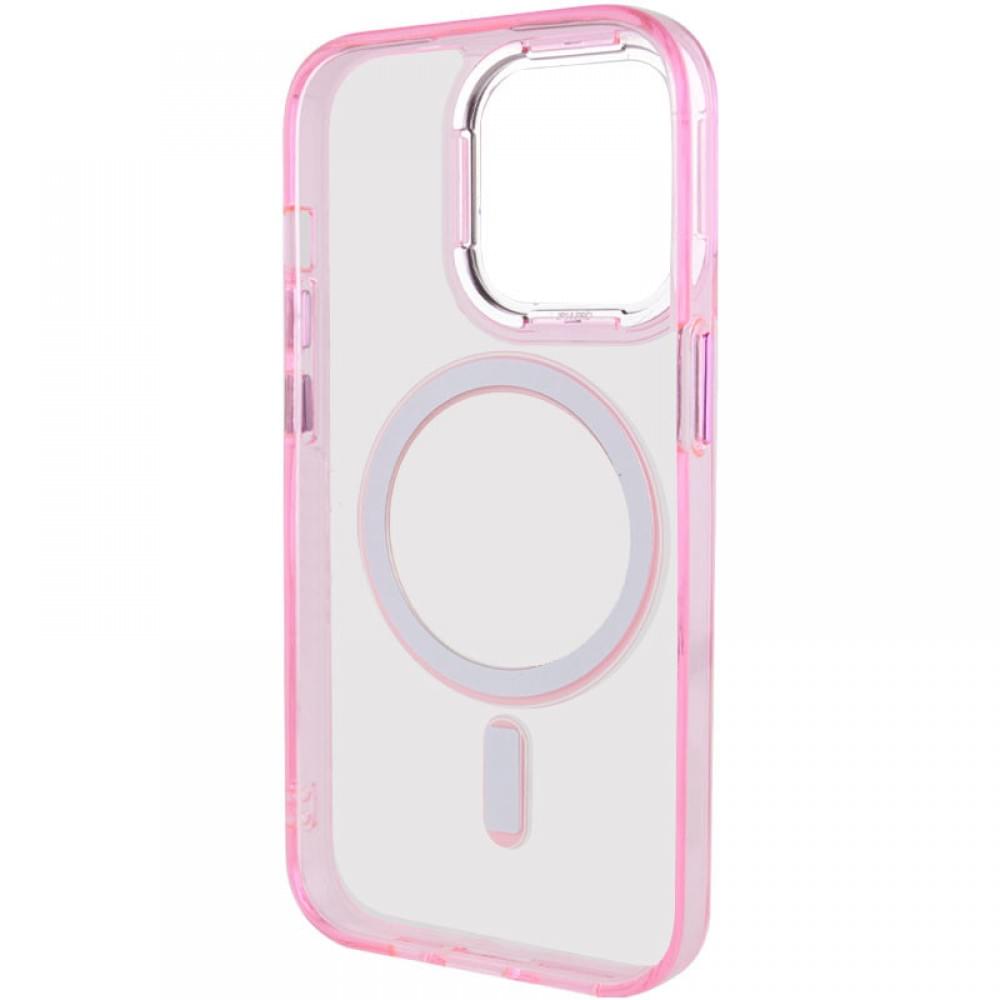Чохол TPU Iris with MagSafe для Apple iPhone 14 Pro (6.1") Рожевий