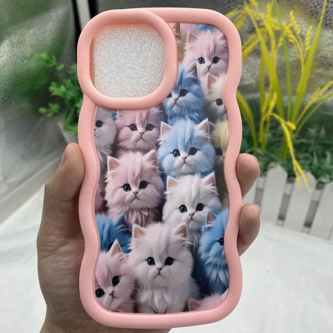 Чохол TPU Cloudy Pictures для Apple iPhone 14 Pro (6.1") Kittens