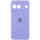 Чохол Silicone Cover Lakshmi Full Camera (AAA) with Logo для Google Pixel 7 Бузковий / Dasheen