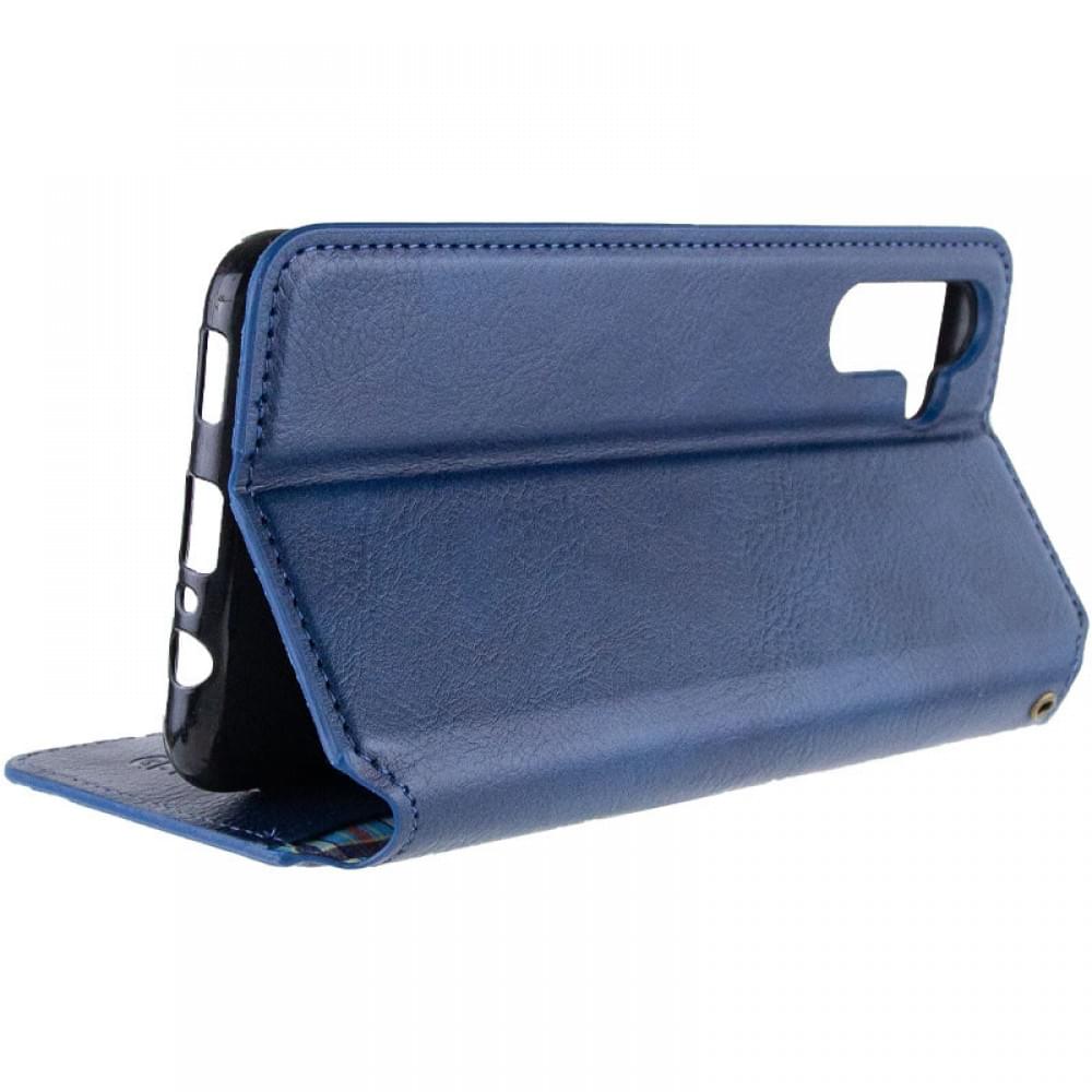 Шкіряний чохол-книжка GETMAN Cubic (PU) для Samsung Galaxy M14 5G Синій