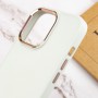 TPU чохол Bonbon Metal Style для Apple iPhone 14 Pro (6.1") Білий / White