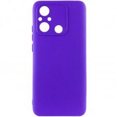 Чохол TPU GETMAN Liquid Silk Full Camera для Xiaomi Redmi 12C Синій / Iris