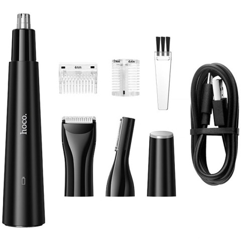 Тример електричний Hoco HP37 3-in-1 (Eyebrow, Nose & Hair) 320 mAh Black