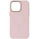 Кожаный чехол Bonbon Leather Metal Style with MagSafe для Apple iPhone 15 (6.1")