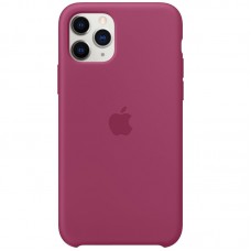 Чохол Silicone case (AAA) для Apple iPhone 11 Pro Max (6.5") Малиновий / Pomegranate