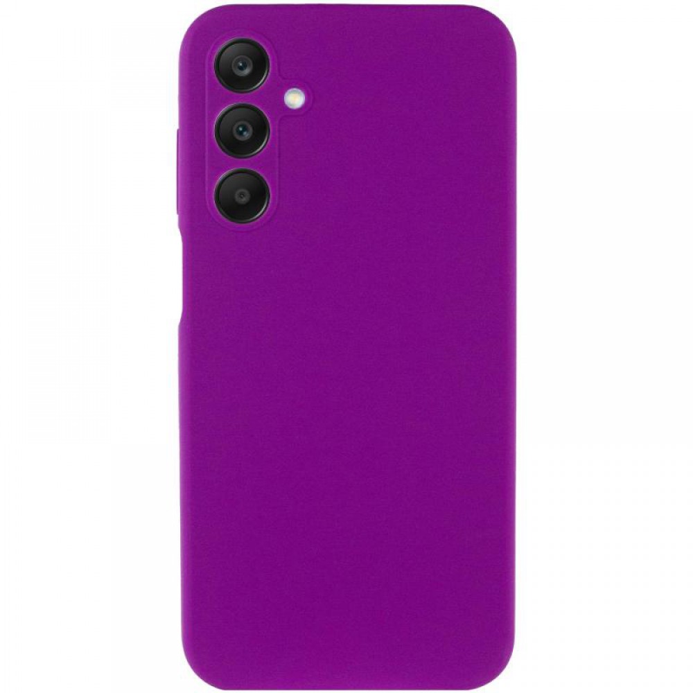 Чохол Silicone Cover Lakshmi Full Camera (AA) для Samsung Galaxy A15 4G/5G / M15 5G Фіолетовий / Purple