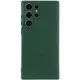 Чохол Silicone Cover Lakshmi Full Camera (AA) with MagFit для Samsung Galaxy S25 Ultra Зелений / Dark green