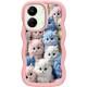 Чохол TPU Cloudy Pictures для Xiaomi Redmi 13C / Poco C65 Kittens