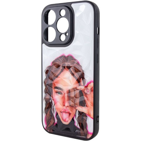 TPU+PC чохол Prisma Ladies для Apple iPhone 14 Pro Max (6.7") Chocolate
