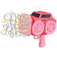 Пістолет з мильними бульбашками SHT KB1294 Car на 139 отворів + 2xbottle 60ml Pink