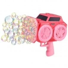 Пістолет з мильними бульбашками SHT KB1294 Car на 139 отворів + 2xbottle 60ml Pink