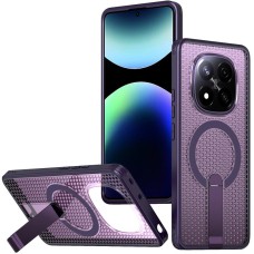 Чохол TPU Breeze with MagSafe stand для Xiaomi Redmi Note 14 Pro 4G/5G Purple
