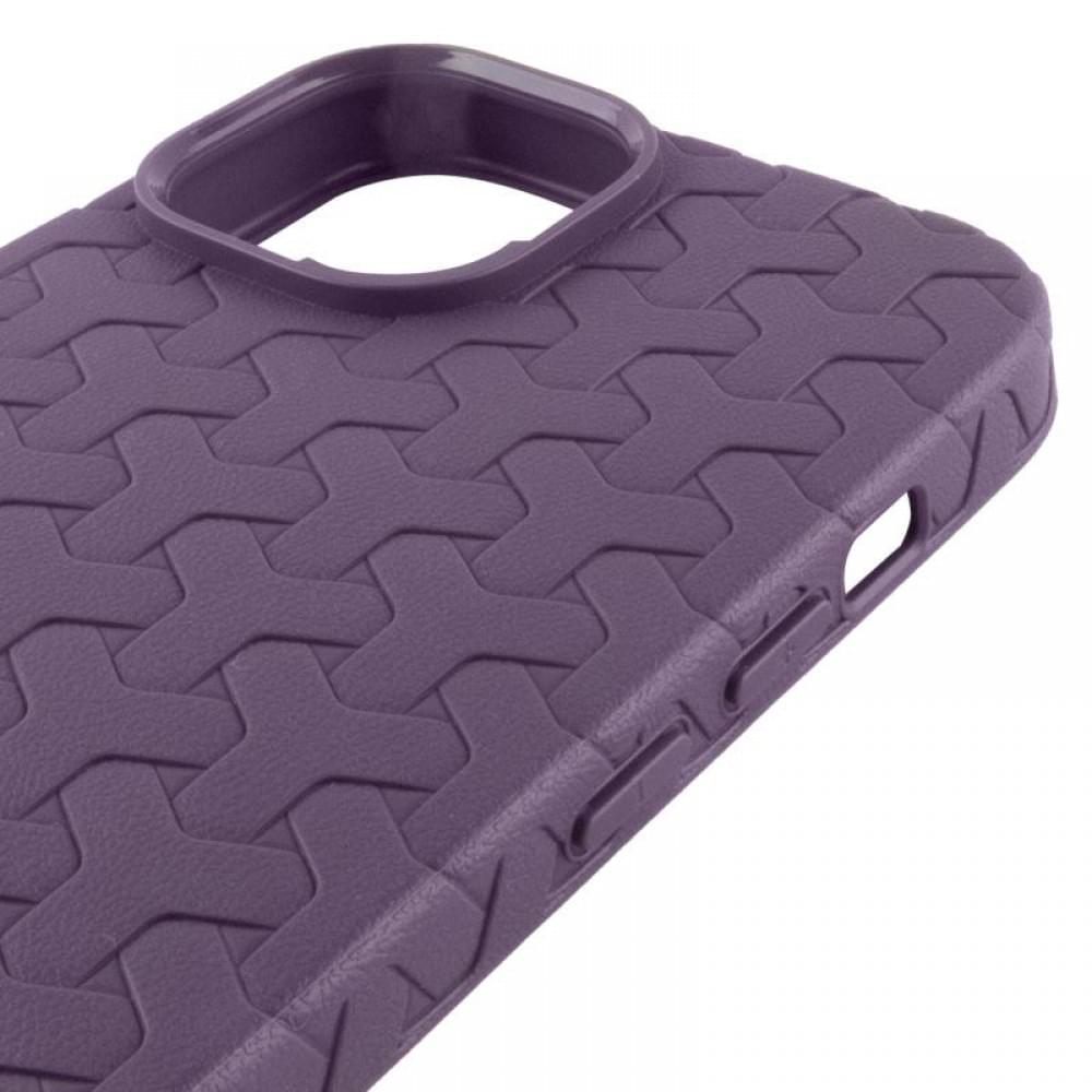 Чохол TPU Weaving для Apple iPhone 15 (6.1") Purple