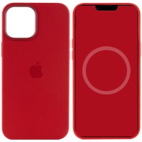 Чохол Silicone case (AAA) with Magsafe and Animation для Apple iPhone 12 Pro / 12 (6.1") Червоний / Red