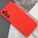 Чохол TPU GETMAN Liquid Silk Full Camera для Samsung Galaxy A34 5G Червоний / Red