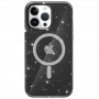 Чохол TPU Galaxy Sparkle (MagFit) для Apple iPhone 14 Pro Max (6.7") Black+Glitter