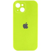 Чохол Silicone Case Full Camera Protective (AA) для Apple iPhone 13 (6.1") Кислотно-зелений / Acid Green