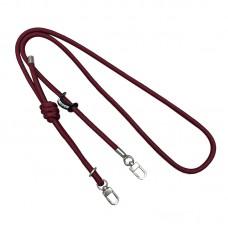 Шнурок з двумя креплениями (8мм) 150см Maroon