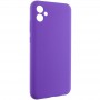 Чохол Silicone Cover Lakshmi Full Camera (AAA) для Samsung Galaxy A06 Фіолетовий / Amethyst