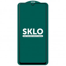 Захисне скло SKLO 5D (тех.пак) для Samsung Galaxy A42 5G Чорний
