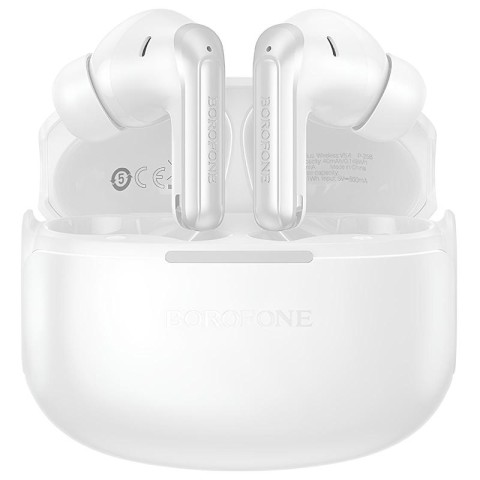Бездротові TWS навушники Borofone FQ9 Plus Peaceful ANC+ENC White