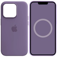 Чохол Silicone case (AAA) with Magsafe and Animation для Apple iPhone 14 Pro Max (6.7") Фіолетовий / Iris