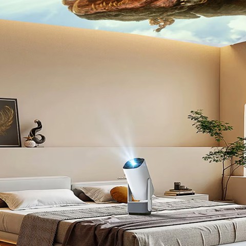 Проектор 4k Android K2 with battery 5200 mAh White