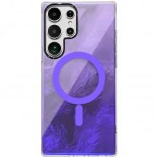 Чохол TPU Shiny Mountain (MagFit) для Samsung Galaxy S24 Ultra Purple